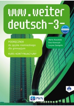 www.weiter deutsch 3 Podręcznik Kurs kontynuacyjny + CD