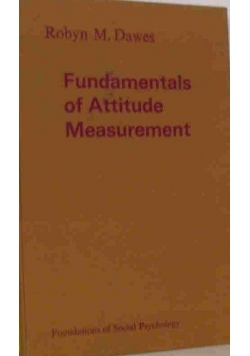 Fundamentals of attitude measurement