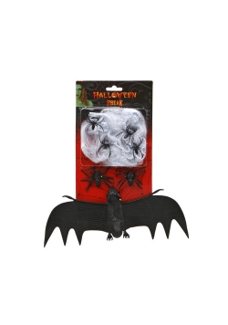 Pajęczyna nietoperz Halloween