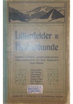 Lilienfelder heimatkunde, 1912r.
