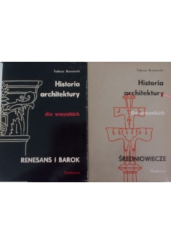 Historia architektury, tom II-III