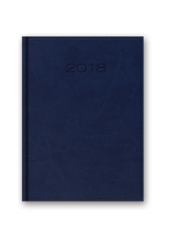 Kalendarz 2018 21DR z registrami niebieski
