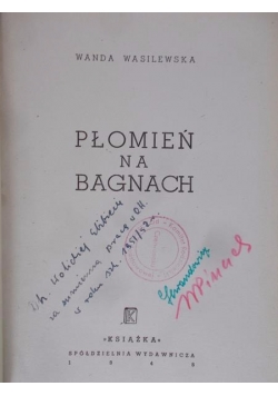 Płomień na bagnach, 1948 r.