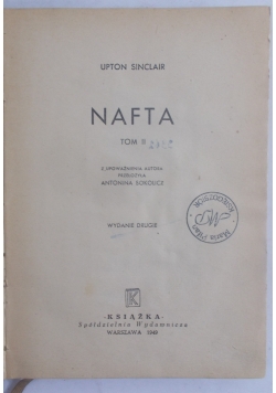 Nafta, tom II, 1949 r.