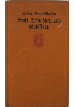 Kraft gesundheit und bohiftand, 1922 r.