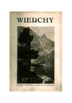 Wierchy - Rok 1, 1923r.
