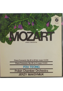 Mozart piano płyta winylowa