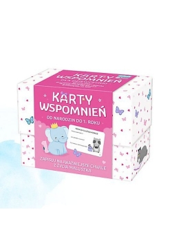 Karty wspomień dziewczęce