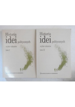 Historia idei politycznych. Wybór tekstów, tom I-II