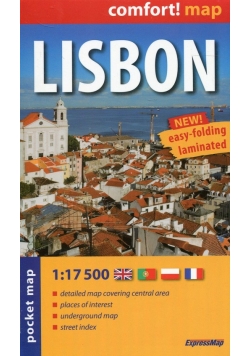 Lisbon comfort! map plan miasta 1:17 500