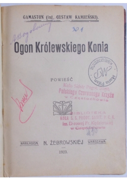 Ogon Królewskiego konia, 1923 r.
