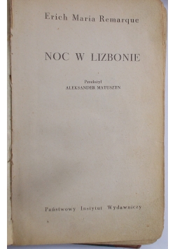 Noc w lizbonie