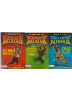 Surykatki Ninja , zestaw 3 książek