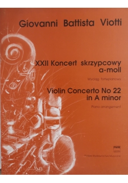 XXII koncert skrzypcowy a-moll