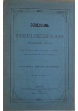 Bibliografia Jubileuszowego obchodu, 1884r