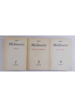 Wiersze/ Pan Tadeusz/ Utwory dramatyczne