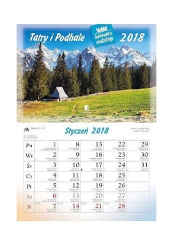 Kalendarz 2018 WL 5 Tatry i Podhale