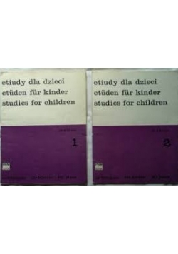 Etiudy dla dzieci na fortepian 1-2