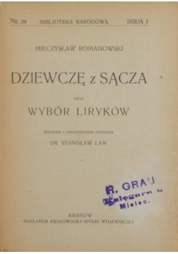 Dziewczę z Sącza, 1921 r.