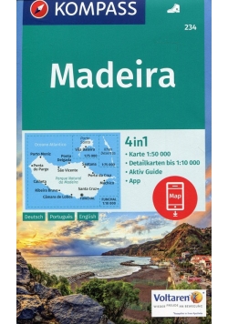 Madeira mapa samochodowa + przewodnik