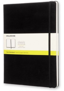 Notes Moleskine XL gładki czarny