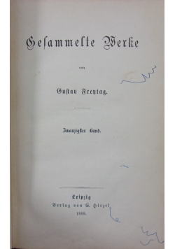 Gesammelte werke, band 20, 1888 r.