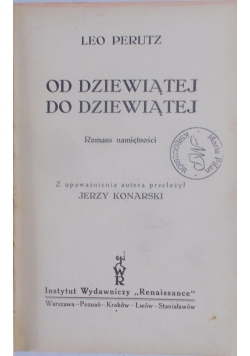 Od dziewiątej do dziewiątej, 1930 r.