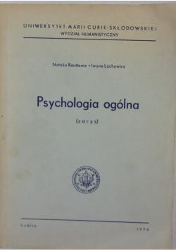 Psychologia ogólna(zarys)