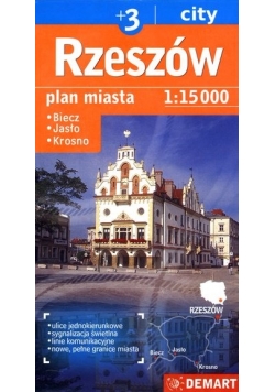 Rzeszów plus 3. Plan miasta. 1:15 000