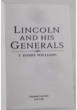Lincoln and his Generals