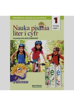 Nauka pisania liter i cyfr 1 Ćwiczenia Część 2