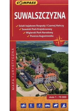 Suwalszczyzna mapa turystyczna 1:75 000
