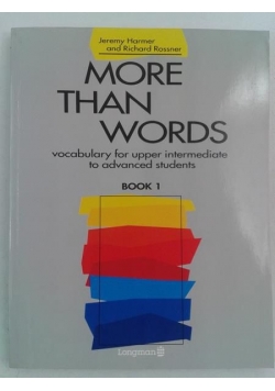 More Than Words. Book 1