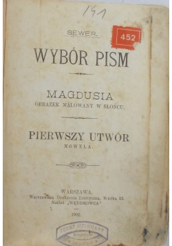 Wybór pism, 1902 r.