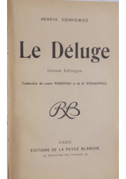 Le Deluge, 1902 str.