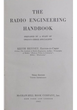 The radio engineering handbook, 1941 r.