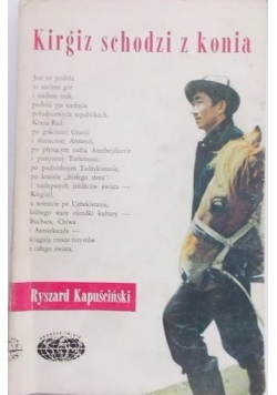 Kirgiz schodzi z konia