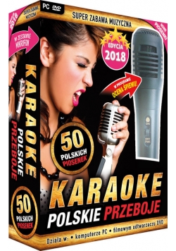 Karaoke Polskie Przeboje edycja 2018 z mikrofonem (PC-DVD)