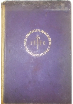 Des Heiligen Avgvstin bekenntnisse, 1922r.