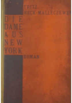 Die dame aus New York , 1921 r.