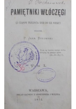 Pamiętniki Włóczęgi , 1872 r.