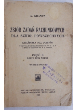 Zbiór zadań rachunkowych 2
