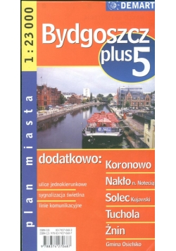 Bydgoszcz plus 5 1:23 000 plan miasta