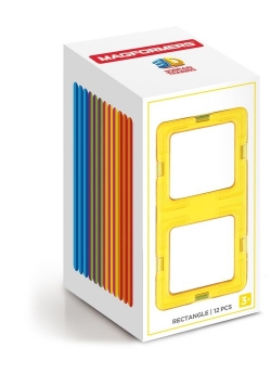 Klocki magnetyczne 3D Magformers Prostokąty 12 elementów
