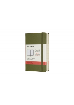 Kalendarz dzienny Moleskine 12M P oliwkowy