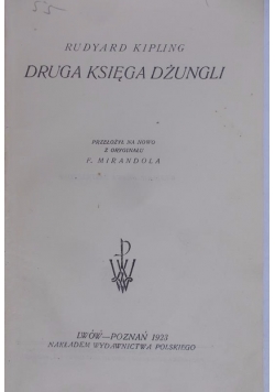 Druga księga dżungli, 1923 r