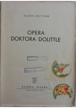 Opera doktora Dolittle, 1950r.