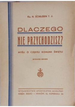 Dlaczego nie przychodzisz, 1935 r.