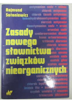 Zasady nowego słownictwa związków nieorganicznych