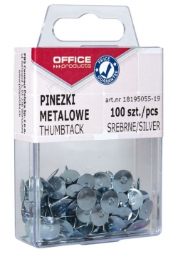 Pinezki metalowe 100 sztuk